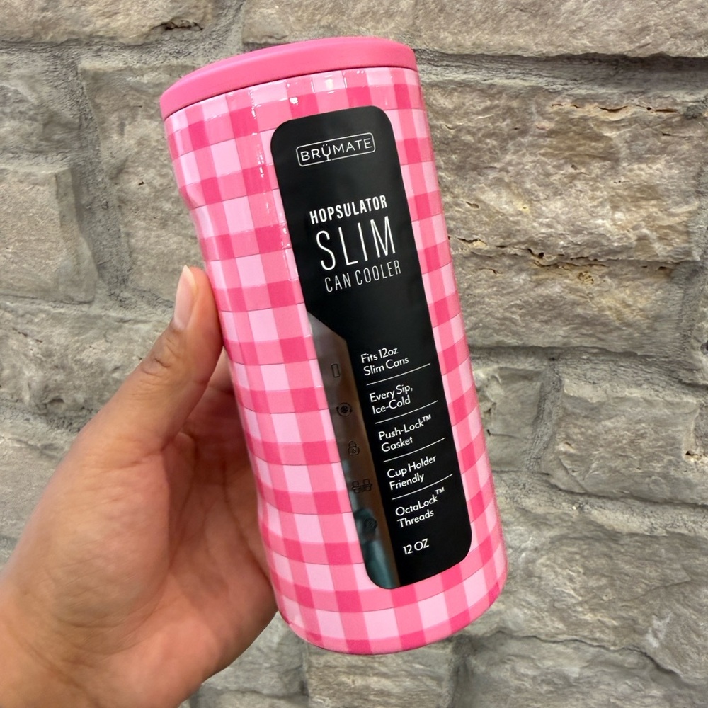 Brumate x Madi Nelson Pink Gingham 
Hopsulator Slim